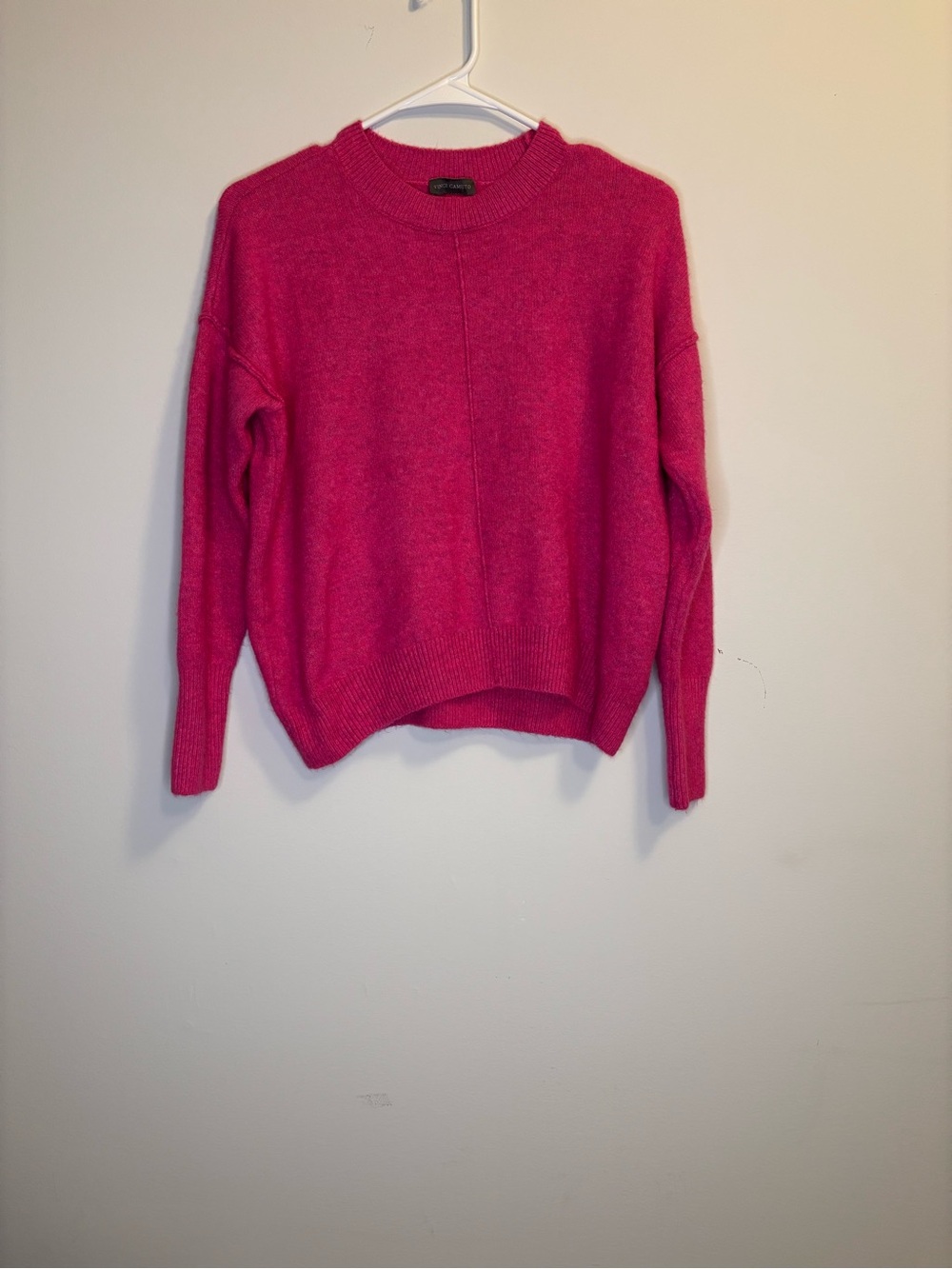 Vince Camuto Fuchsia Crewneck Sweater